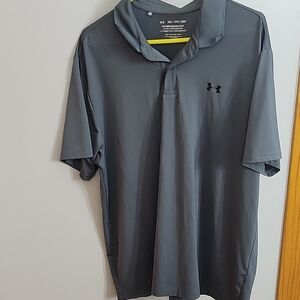 Under Armour Men's Grey Polo Shirt
